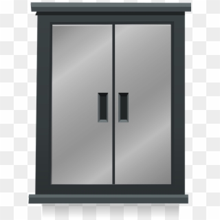 Double Doors Metal Steel Free Vector Graphic On Pixabay - Puerta De Metal Png, Transparent Png