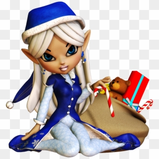 Christmas Day - Christmas Elf Girl Png, Transparent Png
