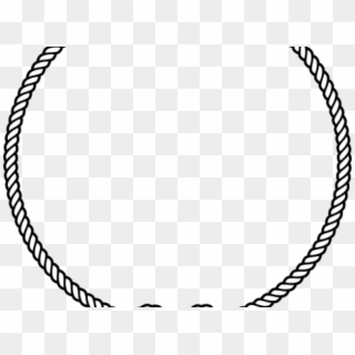 Drawn Rope Circle Vector - Rope Drawing Circle, HD Png Download