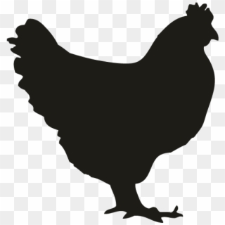Chicken Silhouette Png, Transparent Png
