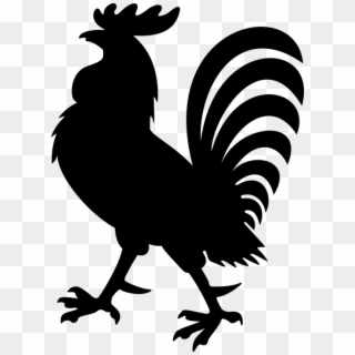 Rooster, Animal, Chicken, Feathers, Silhouette, Svg - Rooster Coat Of Arms, HD Png Download