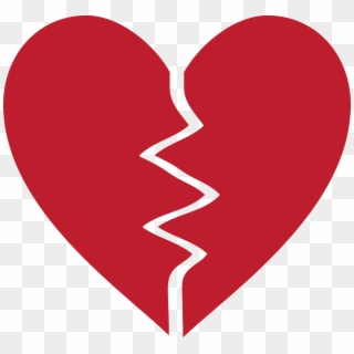 Broken Heart Cartoon - Cartoon Broken Love Heart, HD Png Download