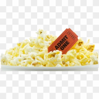 Movie Popcorn Png - Popcorn Movie Tickets Png, Transparent Png