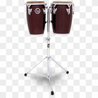 Lp Junior Wood Conga Set Wine Red W/ Stand - Timbales, HD Png Download