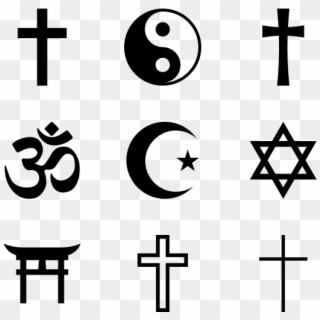 Religion Symbols - 6 Symbols Of Religion, HD Png Download