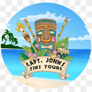 Captain John's Tiki Tours - Illustration, HD Png Download