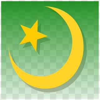 Islam Symbol Green Gradation - God Allah Images Png, Transparent Png