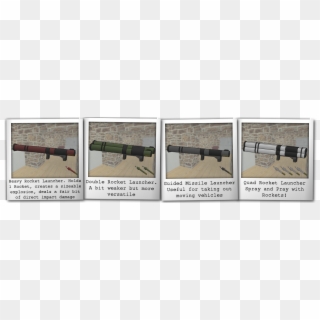 All Rocket Launchers Deal Large Amounts Of Armour Piercing - Double Rocket Launcher, HD Png Download