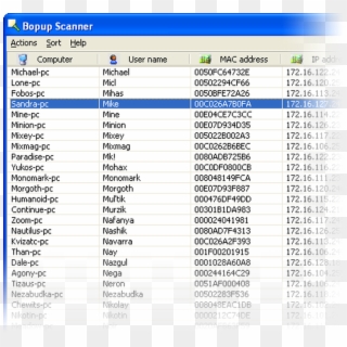 Bopup Scanner - Сканер Ip Адресов, HD Png Download