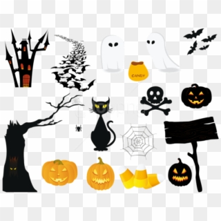 Free Png Halloween S Collection Png Images Transparent - Free Halloween Png Clipart, Png Download