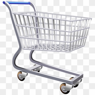 Shopping Cart - Transparent Background Shopping Cart Png, Png Download