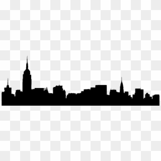 Pix For New York Skyline Outline Drawing - Statue Of Liberty, HD Png Download