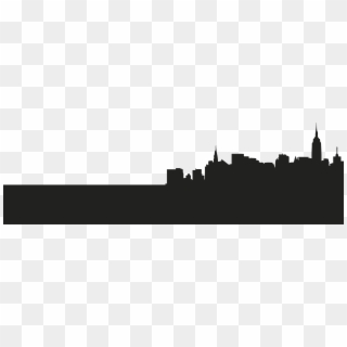 New York City Skyline Silhouette Clipart - New York City Shadow Png, Transparent Png