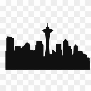The Gallery For > City Silhouette Png - Seattle Skyline Stencil, Transparent Png