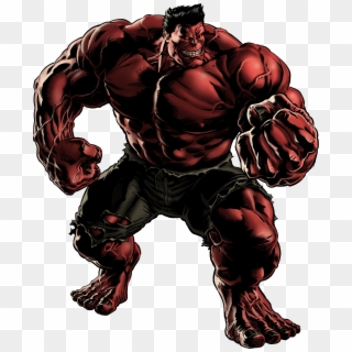 No Caption Provided - Red Hulk, HD Png Download