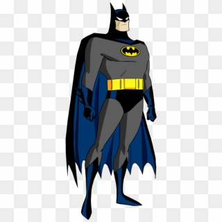 Batman Clipart Justice League Character - Batman Tas First Costume, HD Png Download