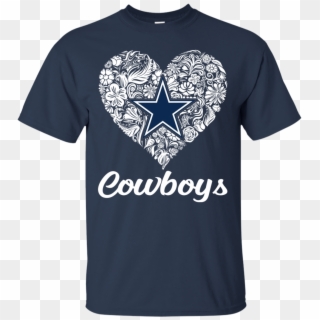 Dallas Cowboys Lace Heart With Logo Shirt, Hoodie, HD Png Download