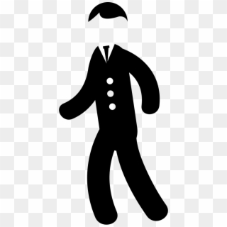Elegant Man Walking Comments - Logo Bonhomme Png, Transparent Png