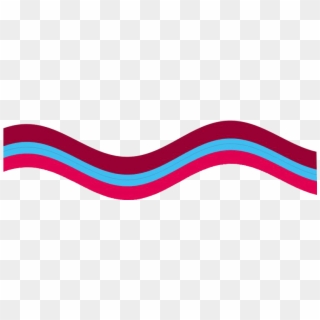 Wavy Line - Pink And Blue Wave Png, Transparent Png