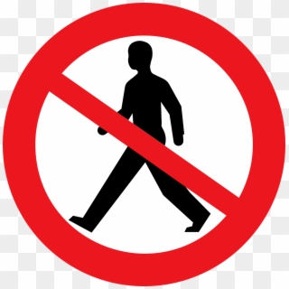 Do Not Enter Man Clip Art - Do Not Enter Logo, HD Png Download