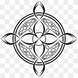 Celtic Knot Tattoos Png Image - Compass Design Celtic, Transparent Png