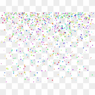 Stars Rainbow Shapebrush Colorfulfreetoedit - Rainbow Confetti Png, Transparent Png