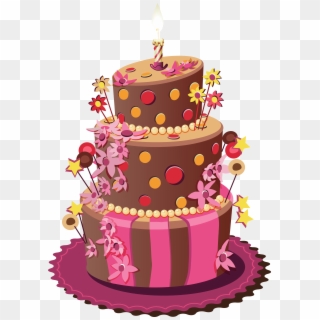 Birthday Cake Png Clipart Image - Birth Day Cake Png, Transparent Png