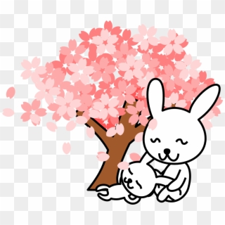 Japanese Cherry Blossom Tree Clipart - Free Cartoon Cherry Blossom Trees, HD Png Download