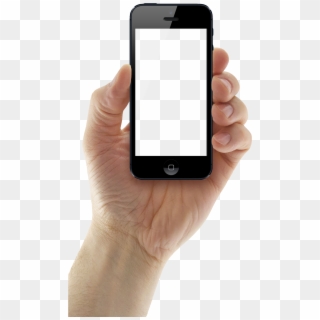 Hand Holding Iphone Png, Transparent Png