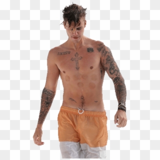 Free Png Justin Bieber Topless Png Images Transparent - Justin Bieber Without Shirt, Png Download