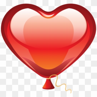 Love Ballon Png - Heart Balloon Transparent Background, Png Download