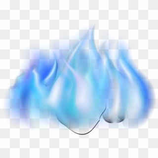 Blue Flame Background - Efek Api Biru Png, Transparent Png