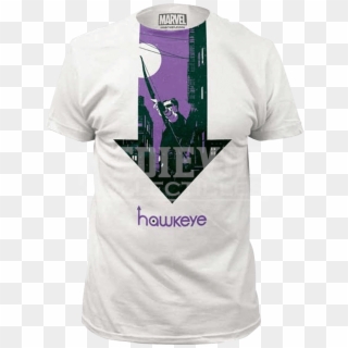 Pointed Arrow Hawkeye T-shirt - Clint Barton, HD Png Download