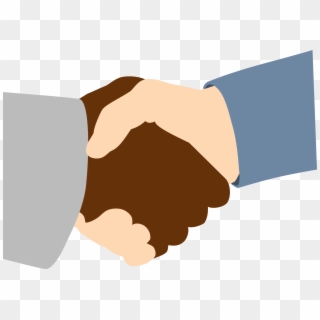Shaking Hands Png - White Hand Shaking Black Hand, Transparent Png