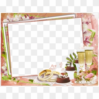 Png Picture Wedding - Marriage Anniversary Frame Png, Transparent Png