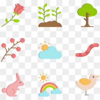 Spring Nature - Spring Flat Icon, HD Png Download