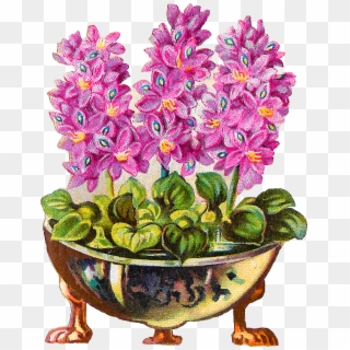 Digital Potted Flower Clipart Download - Artificial Flower, HD Png Download