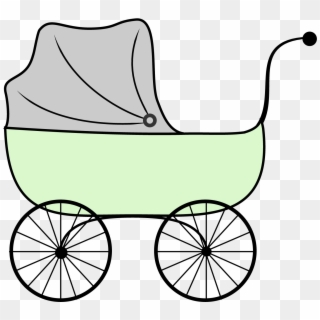 Baby Carriage Baby Shower - Pram Clipart, HD Png Download