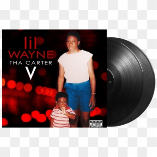 Tha Carter V Double Lp Digital Album Lil Wayne - Lil Wayne Tha Carter V Cover, HD Png Download