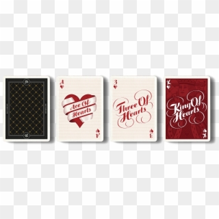 Hearts Playing Cards, Deck Of Cards, Card Deck, Deck - Playing Card Typography, HD Png Download
