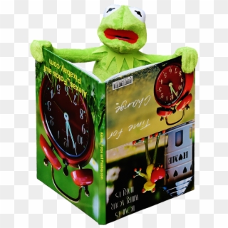 Departments - Kermit The Frog Under Books, HD Png Download