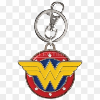 Colored Wonder Woman Logo Keychain - Xmen Pewter Keychain, HD Png Download