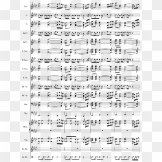 Mirror Full Band Sheet Music 3 Of 15 Pages - Mirror Lil Wayne Notes, HD Png Download
