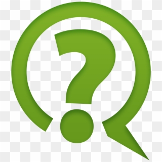 Green Question Mark - Ask Question Icon Png, Transparent Png