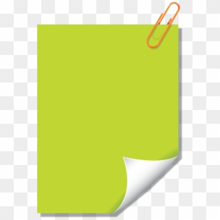 Green Sticky Notes Png Image - Transparent Background Notes Clipart, Png Download
