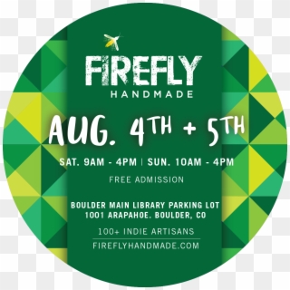Firefly Handmade Summer Market - Anti Perico, HD Png Download