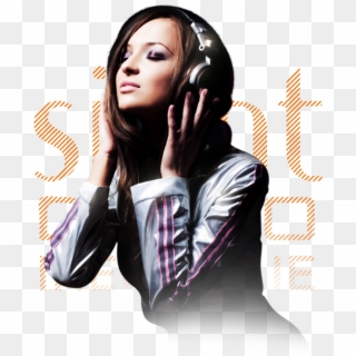 Girl Disco Png - Music Images Of Girl Hd, Transparent Png