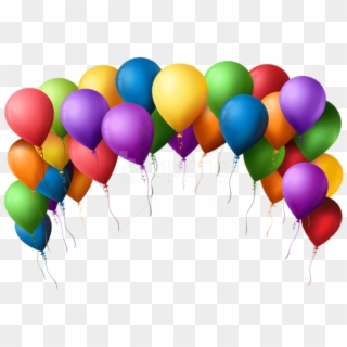 Free Png Download Balloon Arch Transparent Png Images - Transparent Background Birthday Balloons Clipart, Png Download