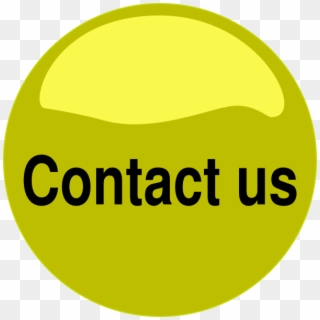 Contact Us Yellow Glossy Button Svg Clip Arts 600 X, HD Png Download