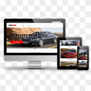 Autoseller, Car Dealer Website Design - Joomla, HD Png Download
